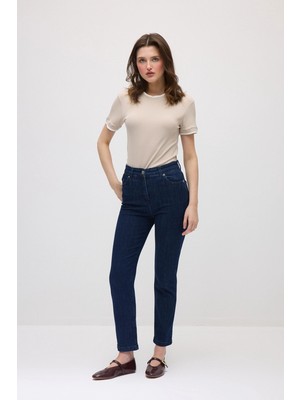 Gusto Denim Slim Kot Pantolon - Lacivert