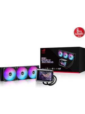 ASUS ROG RYUO IV 360 ARGB HAREKETLİ KAVİSLİ 6 67 INCH AMOLED EKRAN 3D EFEKTLİ VİDEO VE SİSTEM BİLGİLERİ ASETEK EMMA GEN8 V2 POMPA VE AURA EDGE AYDINLATMALI ÖN TAKILI ARGB FANLAR 6 YIL GARANTİ