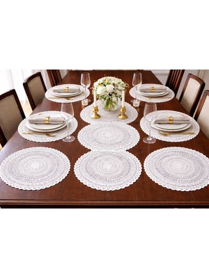 Dilex Masa Örtüsü  Runner Supla Set Amerikan Servis