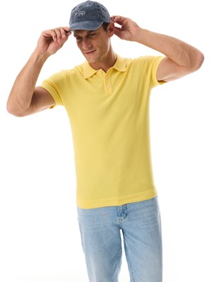 Polo Yaka Kısa Kollu Triko Kazak