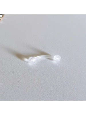 Mare Accessories Şeffaf Silikon Kaş Piercingi
