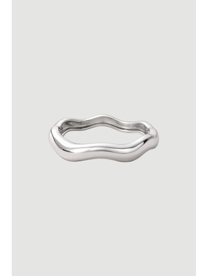 Gusto Şekilli Bilezik - Gümüş