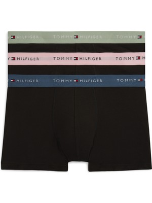 Tommy Hilfiger 3p Trunk Wb Erkek Mavi Boxer - UM0UM03890