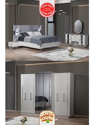 İmbaş Inci Yatak Odası Takımı %100 Mdf