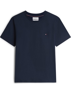 Tommy Hilfiger Vans Ess Seasonal Reg Fıt Solıd Tee Erkek Mavi T-Shirt - MW0MW39995