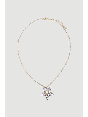 Gusto Yıldız Kolye - Gold