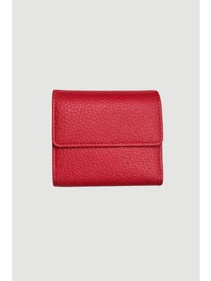 Gusto Mini Kapaklı Cüzdan - Kırmızı