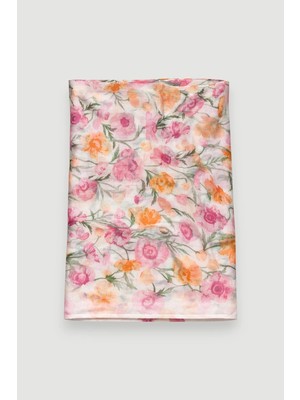 Gusto Çiçekli Şal - Pembe