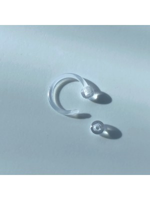 Mare Accessories Şeffaf Silikon At Nalı Piercing