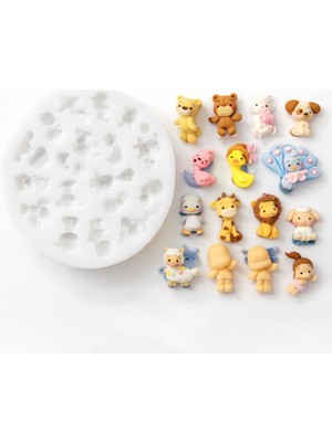 Sihir Organizasyon Minyatür Hayvan Silikon Kalıp