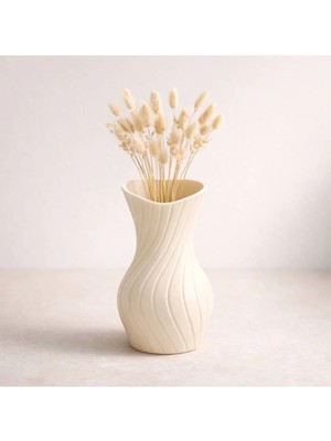 Kalp Ağızlı 21CM Dekoratif Amaçlı Vazo