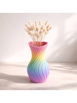 Kalp Ağızlı 21CM Dekoratif Amaçlı Vazo