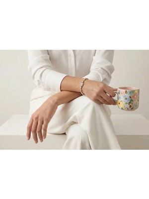 Alıgn | 925 Ayar Gümüş Baget Taşlı Geometrik Modüler Bileklik