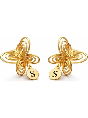 Venüs Design Füsun - Harfli Kelebek Küpe