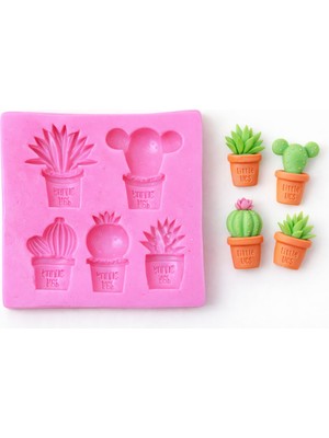 Çoklu Kaktüs Silikon Kalıp