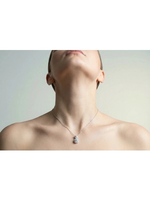 Phase | 925 Ayar Gümüş Sıralı Çift Yuvarlak Tasarım Kolye