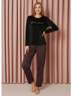 Sude Kadın Kışlık Kadife Pijama Takımı K200/810 - 1 Adet