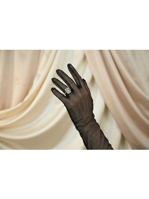 Glare | 925 Ayar Gümüş Emerald Kesim Tektaş Yüzük