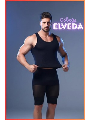 Figiza Erkek Sıkılaştırıcı Atlet Korse Bel Göğüs Göbek Jinekomasti Için Toparlayıcı Dik Duruş Korsesi