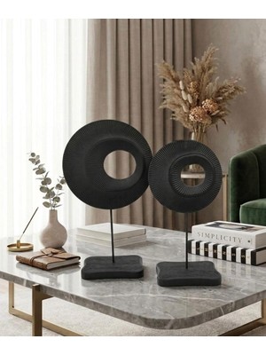 Mirsa Global Dekoratif 2 Li Halka Biblo Polyester