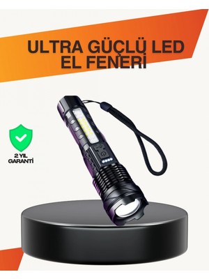 MiraLive Outdoor ve Acil Durum Için Güçlü LED El Feneri