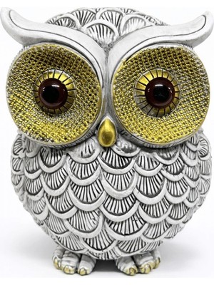 MiraLive 19X16 cm Polyester Baykuş Figürü