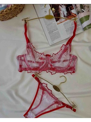 Freya Summer Yeşil Kadın Tül Tanga Külotlu Sütyen Takım