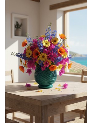 Fılamentim Floranti Latticea Tasarım Dekoratif Saksı Modern Seri 105X105X120 mm NO.1022-2.10.Y-18-T