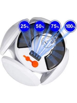 MiraLive Polizei P-038 Solar Güneş Enerji ve USB Sarjli 5 Kanatlı