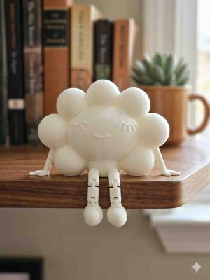 Tekli Oturan Bulut Figürü