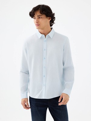 Loft Regular Fit Mavi Erkek Gömlek LF2038193