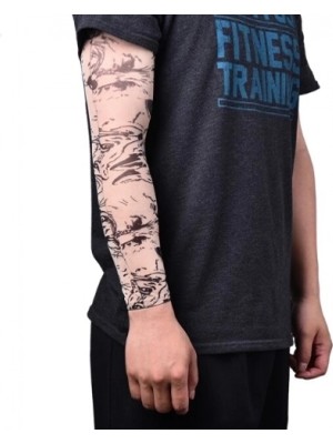 MiraLive Giyilebilir Kol Dövmesi Çorap Dövme 3D Baskılı Kol Bacak Dövme 2 Adet Model 25