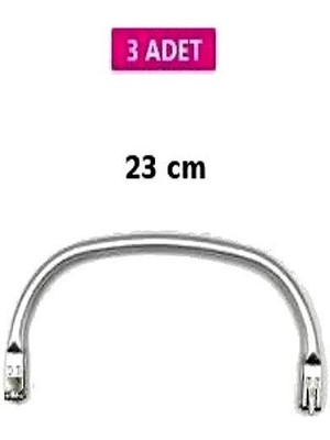 İğne İzi Aklar Çanta 3 Adet 23 cm Gizli Burs Çanta Aparatı