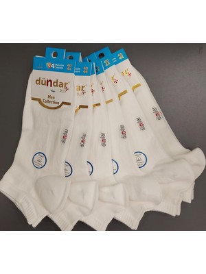 Dündar 0300 Erkek Penye Patik Çorap 6 Adet