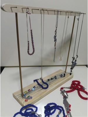 Tiydem Kolye Teşhir Standı, Küpe Teşhir Standı, Kolye Teşhir Tutacağı, Uzun Küpelik