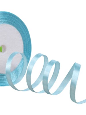 Saten Kurdele 6 mm Mint 10 Metre