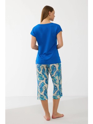 Anıl 11702  Kadın T-Shirt ve Pantalon Takım