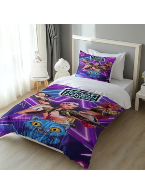 Mor Huntrix Ekibi Uyku Takımı M37