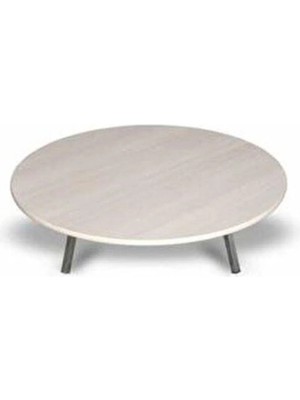 abnturk Katlanır Metal Ayaklı Ahşap Yer Sofrası 100CM