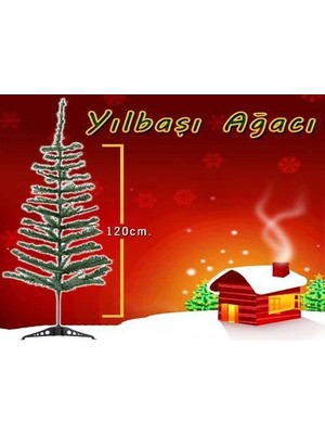 Çerçici Yılbaşı Çam Ağacı Gür Dallar 120 cm