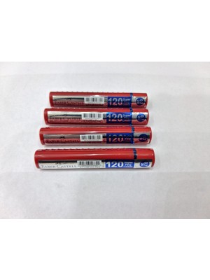 Faber-Castell Faber Castell Grip Min 0,7 2b 60 mm 120'LI Tüp 4 Adet(Kırmızı)