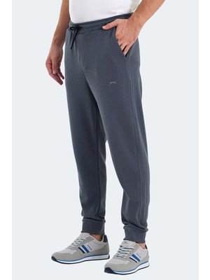 Slazenger Onıonıx I Erkek Cepli Koyu Gri Kamuflaj Eşofman Altı