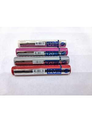 Faber-Castell Faber Castell Grip Min 0,7 2b 60 mm 120'LI Tüp 4 Adet(Beyaz Pembe Gri Kırmızı)