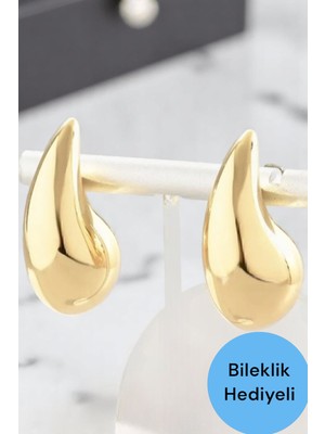 Katilus Damla Model Kadın Gözyaşı Bijuteri Küpe