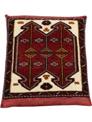 Zehra Abla Halı Yeni El Dokuma Seçkin Çift Yüzlü Malatya Yün Halı Köşe Minderi 6950