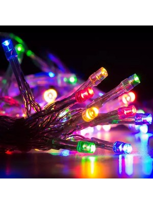 Oktay Sesal 10 Metre Renkli LED Işık Multi Colors LED Light Modlu LED Işık Noel Işığı