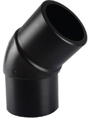 Aesco Tega Hdpe Spigot Açık Dirsek 125 mm 45 Derece