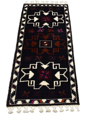 Zehra Abla Halı Yeni El Dokuma Ihtişamlı Nadir Şavak Yolluk Yün Halı 6983