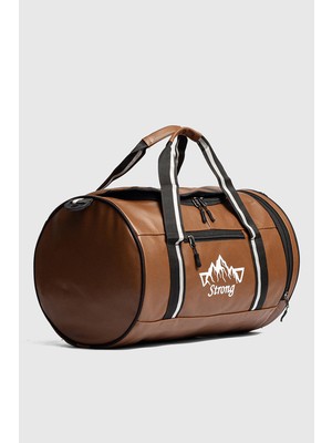 Strong Bag Silindir Spor ve Seyahat Çantası , Gym Antrenman Fitness Çantası SL02