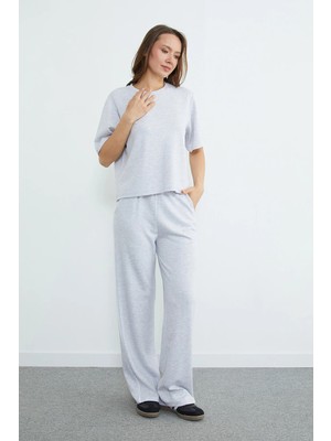 FullaModa Biyeli Bisiklet Yaka Modal 2 Li Takım